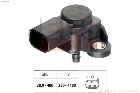 Sensor, avgasstrykk EPS 1.993.175