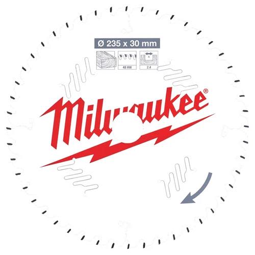 Milwaukee CSB P W Sagklinge 235x2,4x30 mm, 48T, Maskintilbehør & forbruk Milwaukee CSB P W Sagklinge 235x2,4x30 mm, 48T, Maskintilbehør & forbruk
