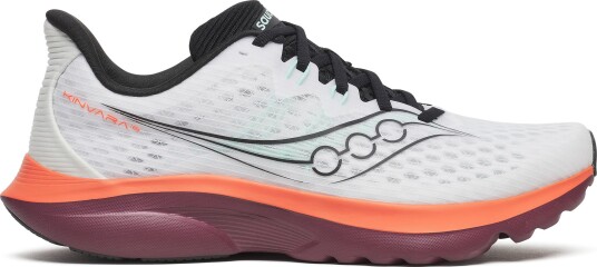 Saucony Men"s Kinvara 16 White/crimson 43 Saucony Men"s Kinvara 16 White/crimson 43