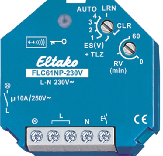 Eltako 30100040 Lyskontroll 10 A/250 V AC Elfordeling & strømforsyning