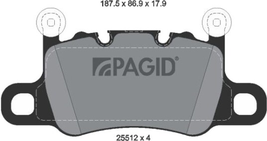 PAGID T2316N Bremseklosser