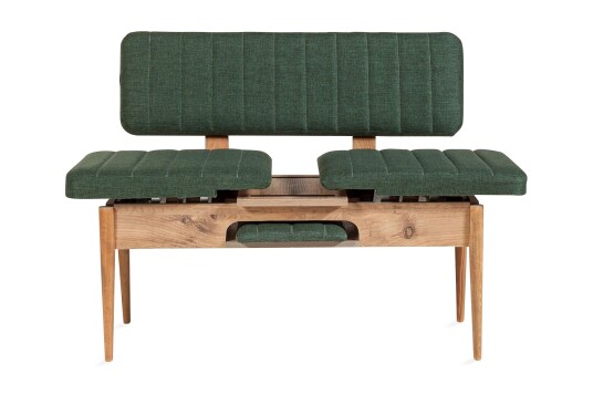 Corralez benk 85 cm Tre / Natur / Grønn Corralez benk 85 cm Tre / Natur / Grønn