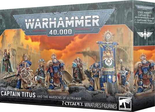 Games Warhammer 40K Space Marines Captain Titus
