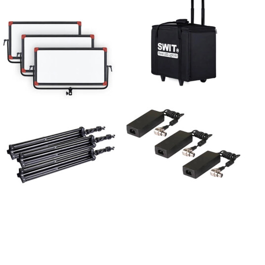 SWIT PL-E90D 3KIT 3xPL-E90D + Case and stands SWIT PL-E90D 3KIT 3xPL-E90D + Case and stands