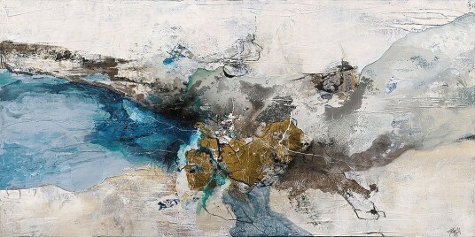 MalerifabrikkenNight Blue / Blandet maleri / 140 X70 cmBlåBilder & skilt