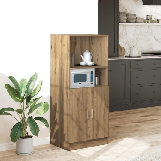  Kjøkkenskap artisan eik 57x41,5x131,5 cm konstruert tre 8721158651600