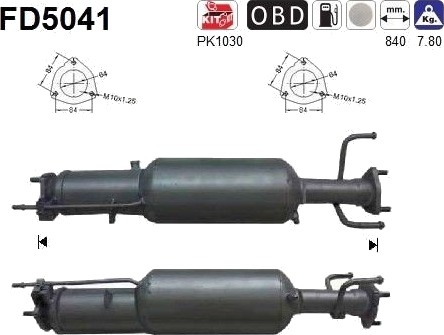 Partikkelfilter AS FD5041