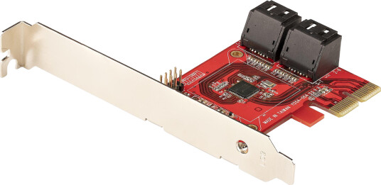 STARTECH SATA PCIE CARD - 4 T  6GBPS  PCIE SATA EXPANSION CARD ASM1164 ACCS