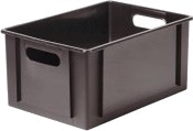 Klodskasse SmartStore Basic sort 12,5l 34x24x16cm - (150 stk.)