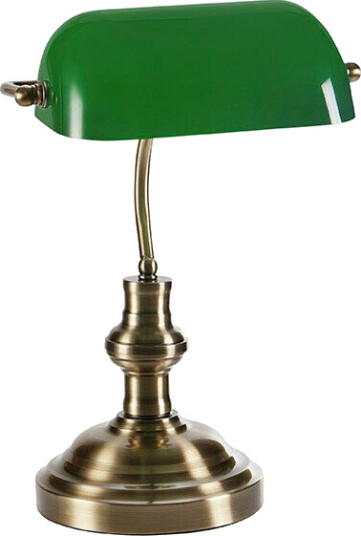 Marksløjd Bankers bordlampe 42 cm - Oksid/Grønn