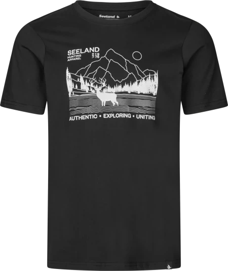 Seeland Territorium T skj Herre Black L