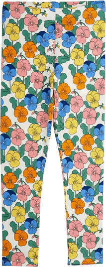 Mini Rodini Violas Aop Leggings Multi/patterned 140/146