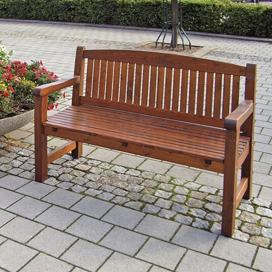 Hagebenk Eden Wood Kattvik 2-seter Brun