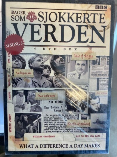 Dager Som Sjokkerte Verden Sesong 3 4-Disc-DVD Dager Som Sjokkerte Verden Sesong 3 4-Disc-DVD