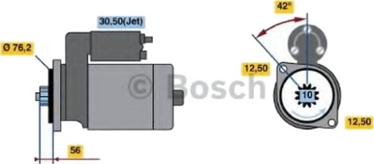 BOSCH 0 986 017 460 Starter BOSCH 0 986 017 460 Starter