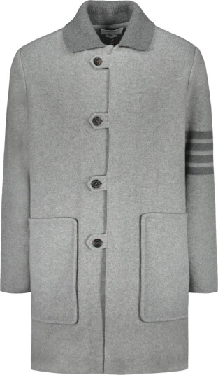 Thom Browne Herre Frakker Grå L,