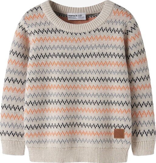 Name It Genser Nmmnino Ls Knit Beige