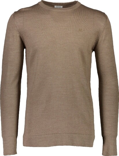 Lindbergh Pullover Merino Knit O neck Grå Lindbergh Pullover Merino Knit O neck Grå