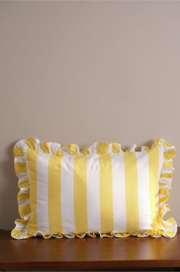 Jotex Putetrekk 40x60 Cm Gul/hvit ISLA 22123650102