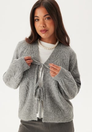 Object Collectors Item Objflora Re L/S KNIT CARDIGAN Medium Grey Melange M Object Collectors Item Objflora Re L/S KNIT CARDIGAN Medium Grey Melange M