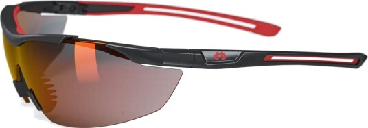Hellberg Vernebrille argon smoke red af/as