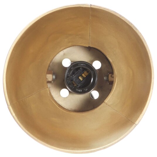 vidaXL Industriell vegglampe messing 45x25 cm E27