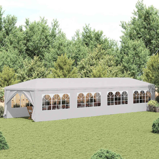 vidaXL Hagetelt 3x12 m hvit vidaXL Hagetelt 3x12 m hvit