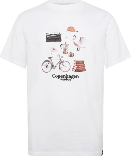 Clean Cut Copenhagen Copenhagen Sundays Organic T Shirt WHITE M Clean Cut Copenhagen Copenhagen Sundays Organic T Shirt WHITE M