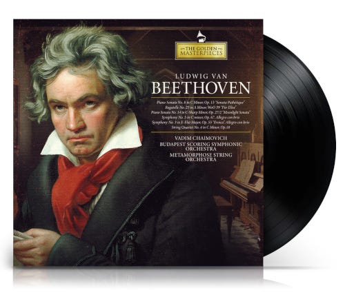 Vadim Chaimovich, Budapest Scoring Symphony Orchestra, Metamorphose String Orchestra  Beethoven: Golden Masterpieces  LP/Vinyl