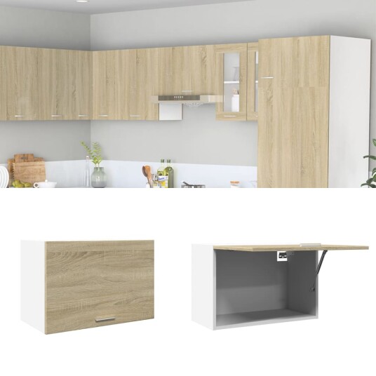 Hengende skap sonoma eik 60x31x40 cm sponplate 8721102823220