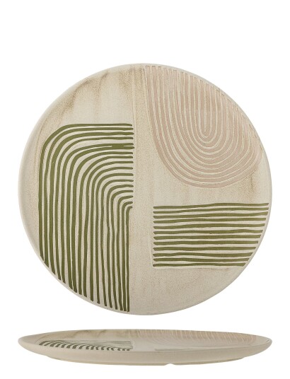 Bloomingville Amica Serving Plate - Multi/patterned - Ø 39 cm