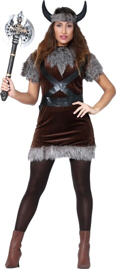 Fiestas Guirca Viking Kjole Kostyme Medium 84681