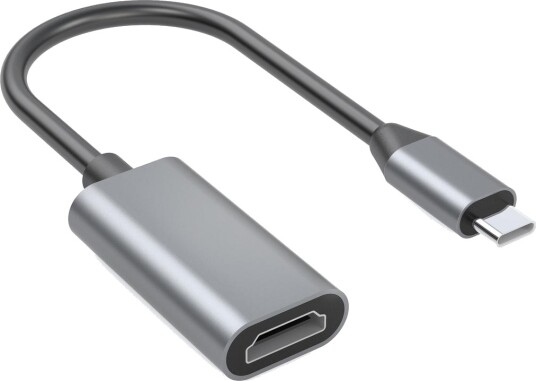 SiGN USB-C til HDMI Adapter 5V, 1A - Svart/grå SiGN USB-C til HDMI Adapter 5V, 1A - Svart/grå