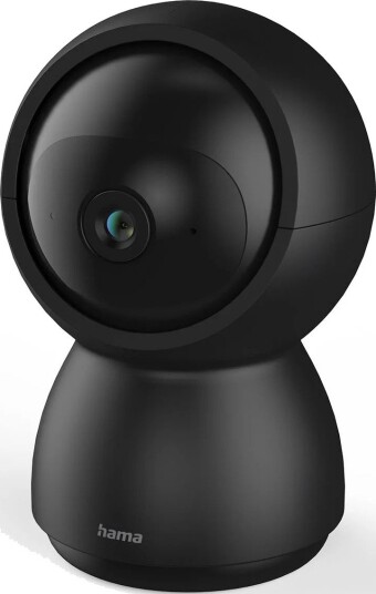 Hama Gmbh Smart Wifi Innendørs Overvåkningskamera 1080p Lyd- Og Bevegelsessensor Svart