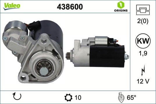 VALEO 438600 Starter VALEO 438600 Starter