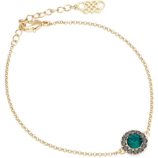 Lily and Rose Celeste bracelet - Emerald / Black diamond Emerald / Bl Lily and Rose Celeste bracelet - Emerald / Black diamond Emerald / Bl