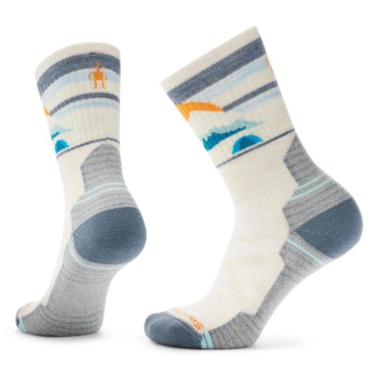 Smartwool  W Hike Light Cushion New Pattern Crew Socks A81 Moonbeam S
