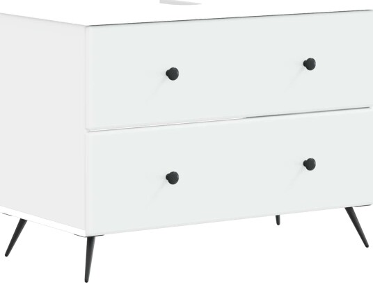 vidaXL Baderomsvaskeskap BREDA Hvit 82 x 41 x 59 cm Konstruert tre