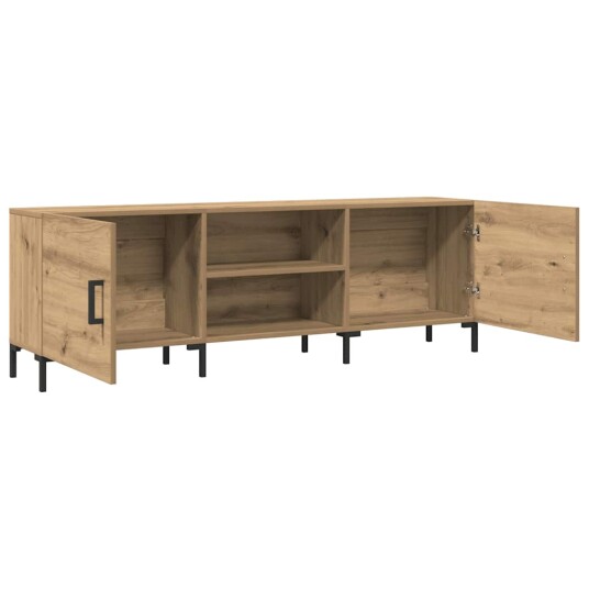  TV-benk artisan eik 150x30x50 cm konstruert tre 8721158445704
