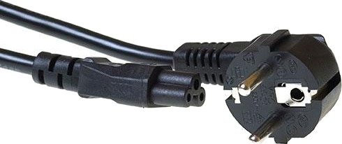ACT Strømkabel C5 SCHUKO - 2,0 m 3 × 0,75 mm² Sort Mikke Mus
