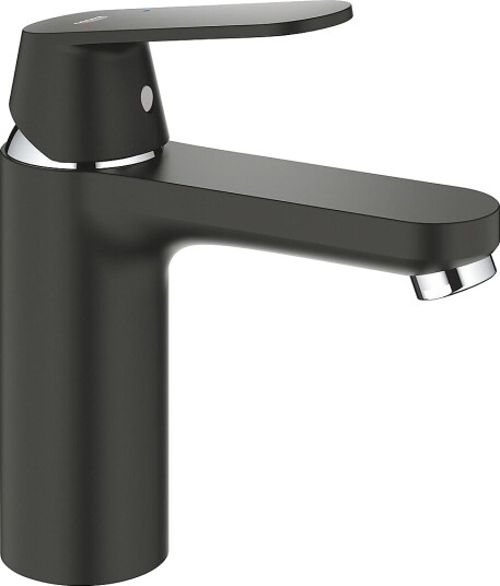 Grohe Eurosmart Cosmopolitan servantbat. Uten bunnventil, Sort Matt/Krom