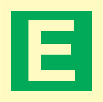 Jo Safety Character E IMO sign 100079 Jo Safety Character E IMO sign 100079