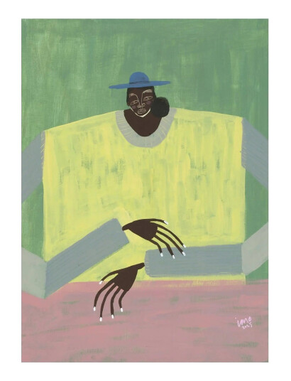 The Poster Club The Poster Club   Serene Daydream   Green   30X 40CM