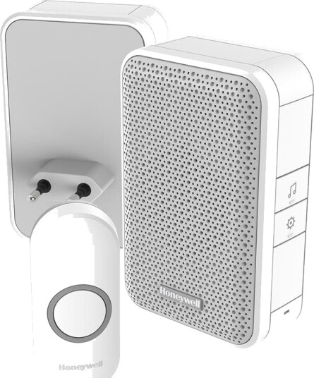 Honeywell Ringeklokke Plug-In trådløs m/ringeknapp Honeywell - 6200409 Honeywell Ringeklokke Plug-In trådløs m/ringeknapp Honeywell - 6200409