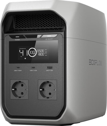 Ecoflow Strømstasjon Delta 3 Classic 1024Wh Grå