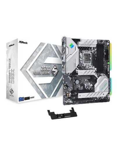 ASRock Z690 Steel Legend - Intel Z690 - Intel LGA1700 socket - DDR4 RAM - ATX