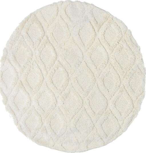 Runde tepper Everett offwhite Størrelse: Ø 200 cm Runde tepper Everett offwhite Størrelse: Ø 200 cm