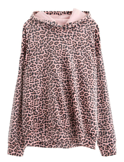 Lindex Sweatshirt Hood Velour Pink 128