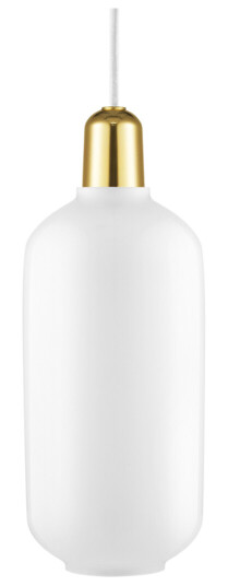 Normann Copenhagen Amp Taklampe Stor Hvit/Messing