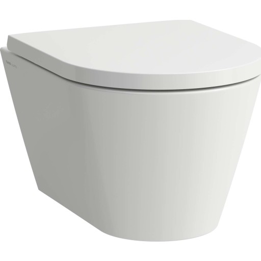 LAUFEN KARTELL KOMPAKT VEGGSKÅL RIMLESS 49X37 CM HVIT